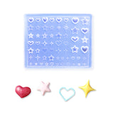 3D Nail Art Mold - #32 Star & Heart